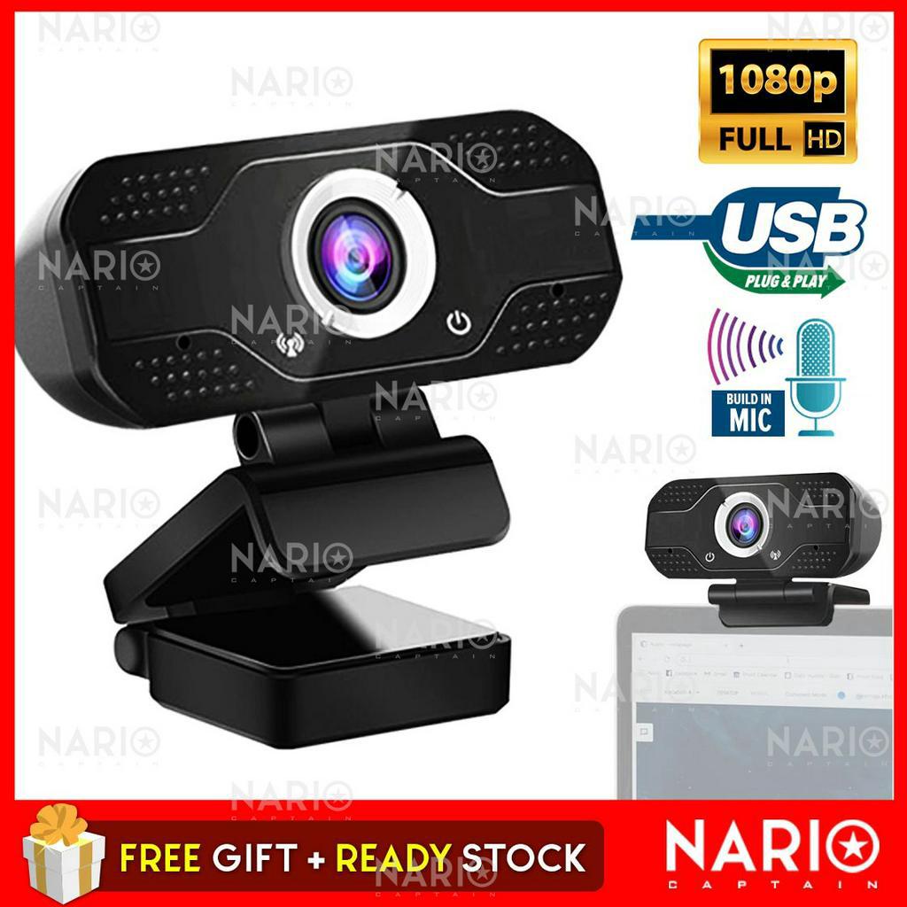 NARIO HD 1080P Wideangle Webcam Mini Computer Laptop PC Web Camera ...