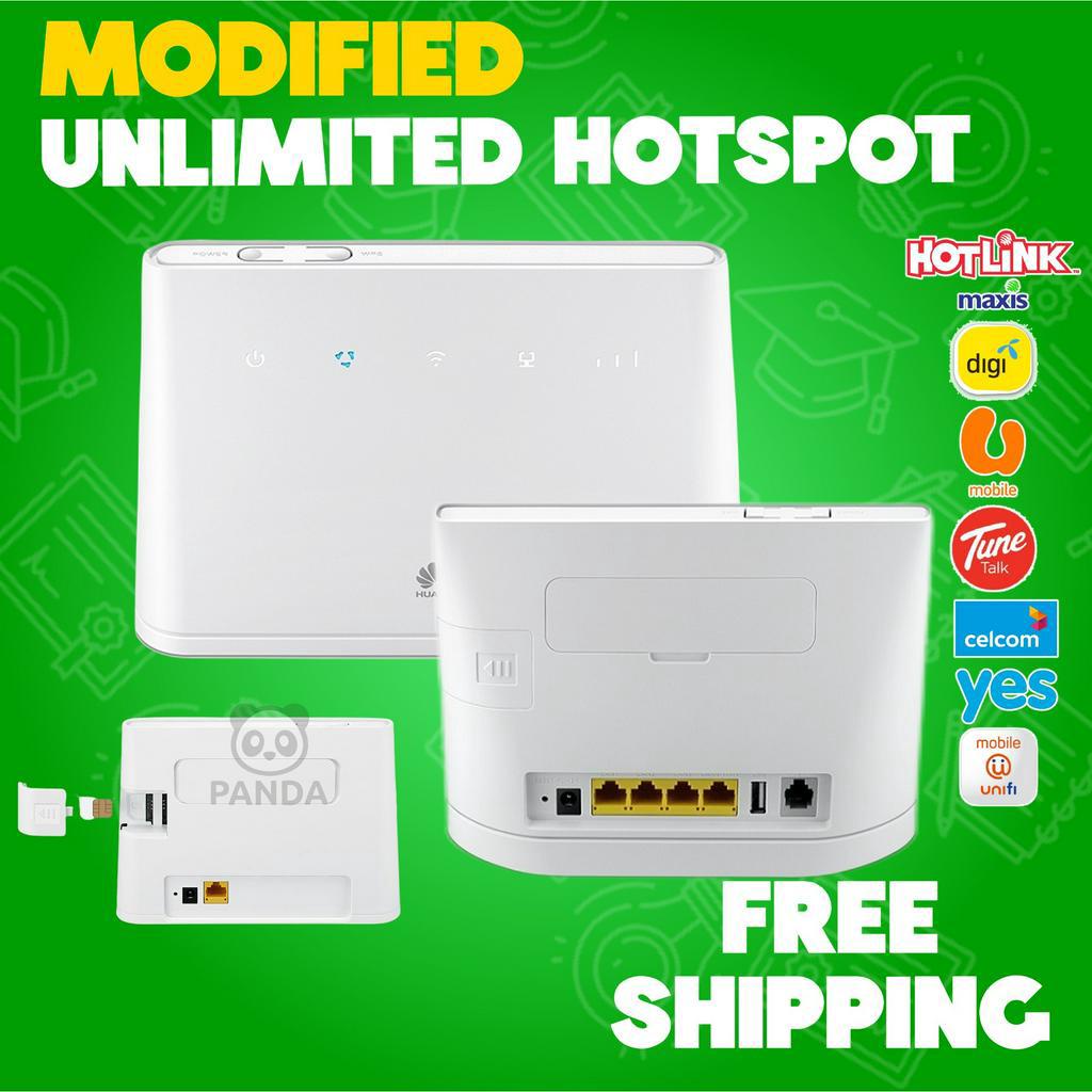 Huawei B310 B315 WiFi Router Modem Modified Bypass Hotspot Sim 4G LTE