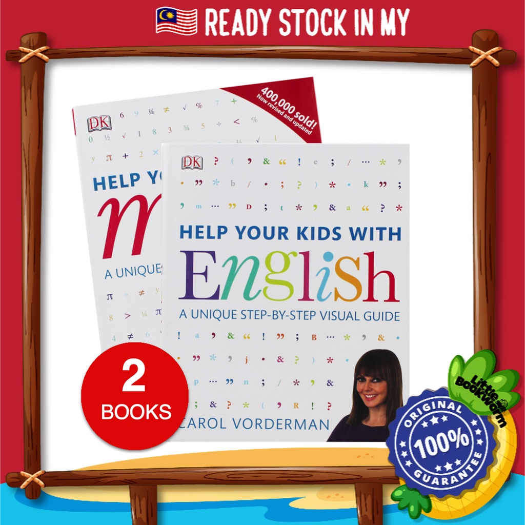  100 original help your kids with maths and english 2 books