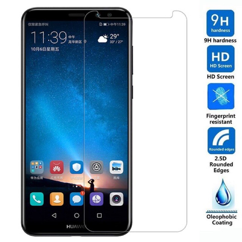 Tempered Glass For Huawei Nova 2i 2 Lite 3 3i 4 4e 5T HD Screen ...