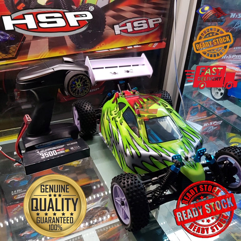 HSP 94107 Electronic Powered 1/10 RTR 4WD Off-road Buggy | Shopee Malaysia