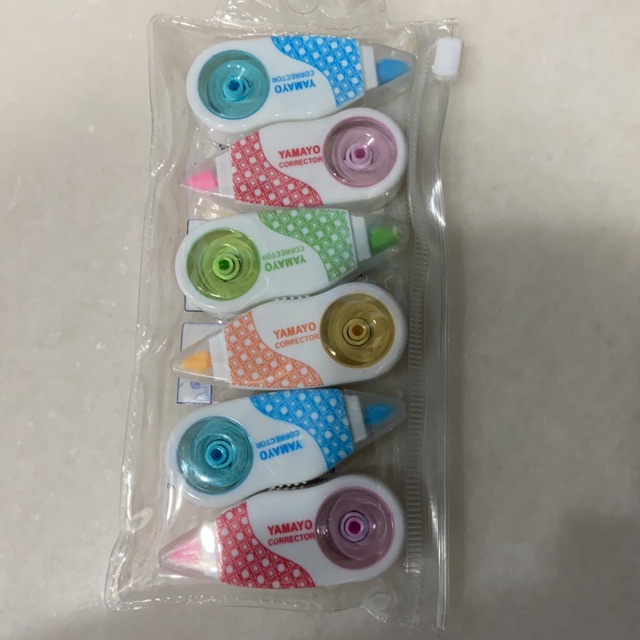 Yamayo correction tape 1set/6 pcs Shopee Malaysia