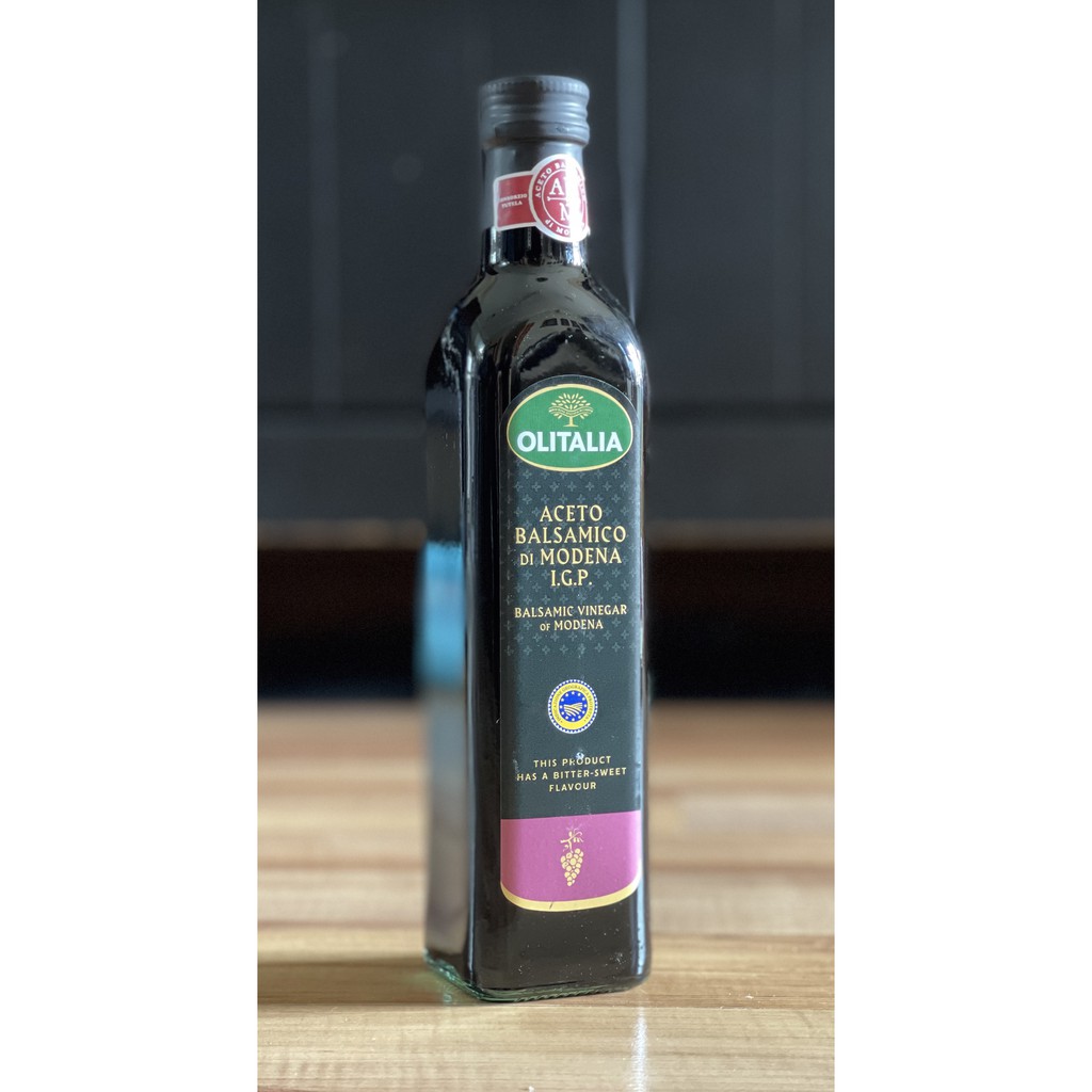 OLITALIA Balsamic Vinegar of Modena I.G.P 1 Grape 500ml [Halal] Product of Italy Shopee
