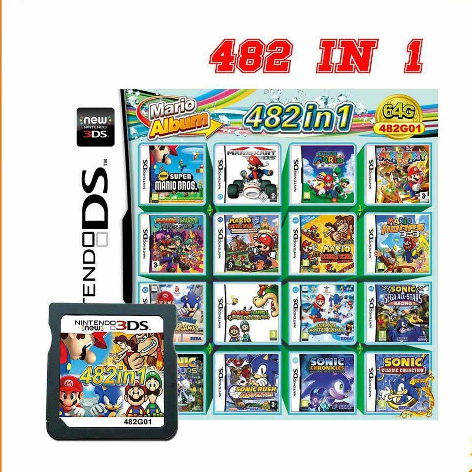 Nintendo ds shop 482 in 1