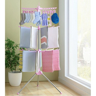 OSUKI Stainless Steel Clothes Drying Rack Foldable (3 Tier)