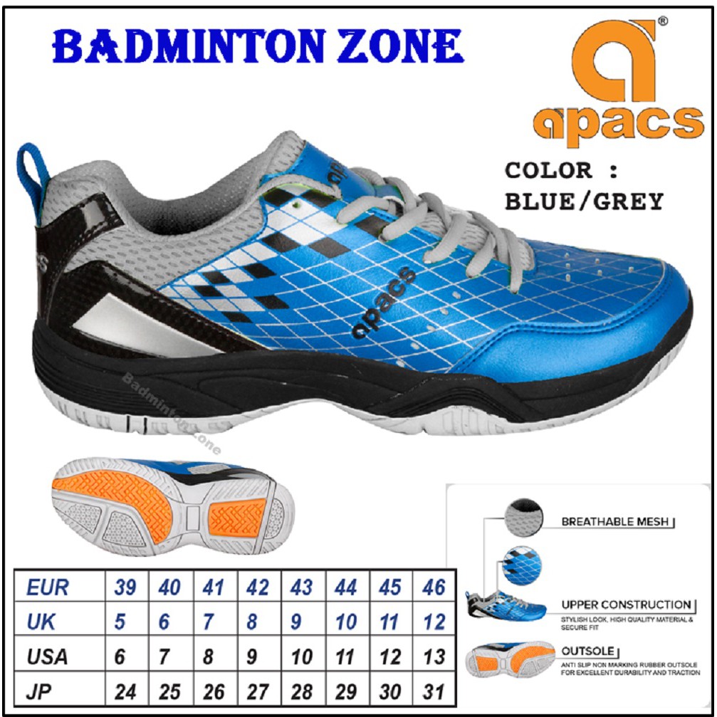 Apacs Shoes CP 209 (Blue Grey) | Shopee Malaysia