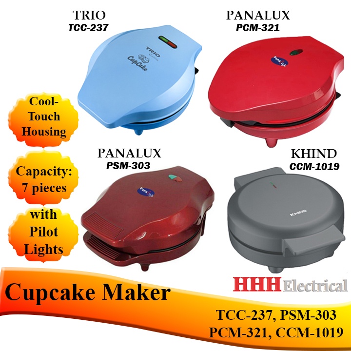 TRIO CUPCAKE MAKER TCC237 (PEMBUAT AKOK) / Panalux PSM303 Cup Cake