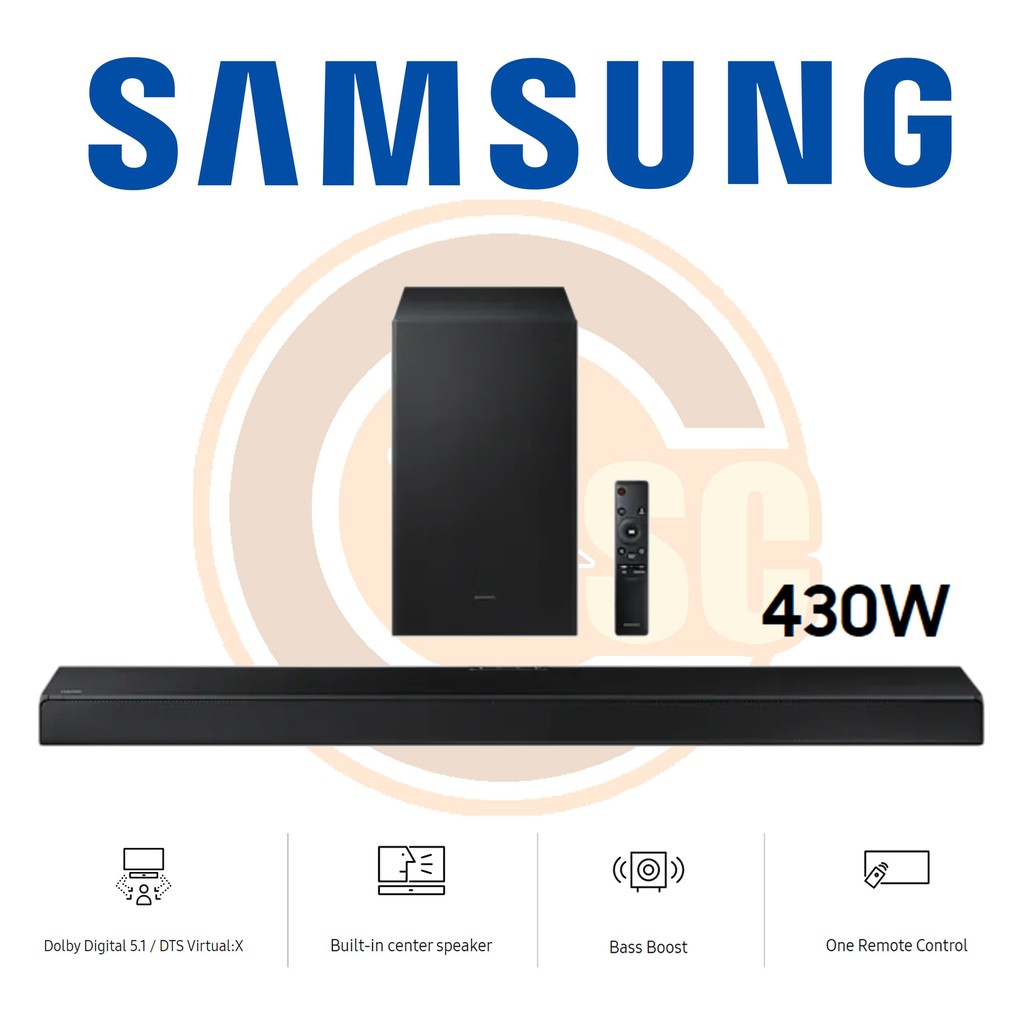 SAMSUNG 430W SOUNDBAR HW-A650 | Shopee Malaysia