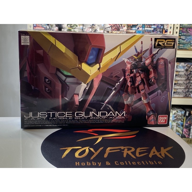 Bandai 1/144 RG [ZGMF-X09A Justice Gundam] | Shopee Malaysia