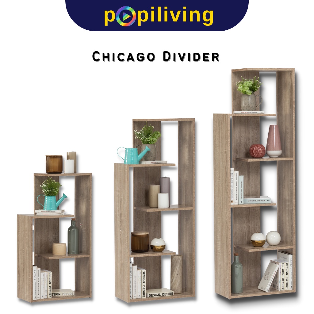 CHICAGO Divider Partition Divider Display Rack Display Cabinet Book ...