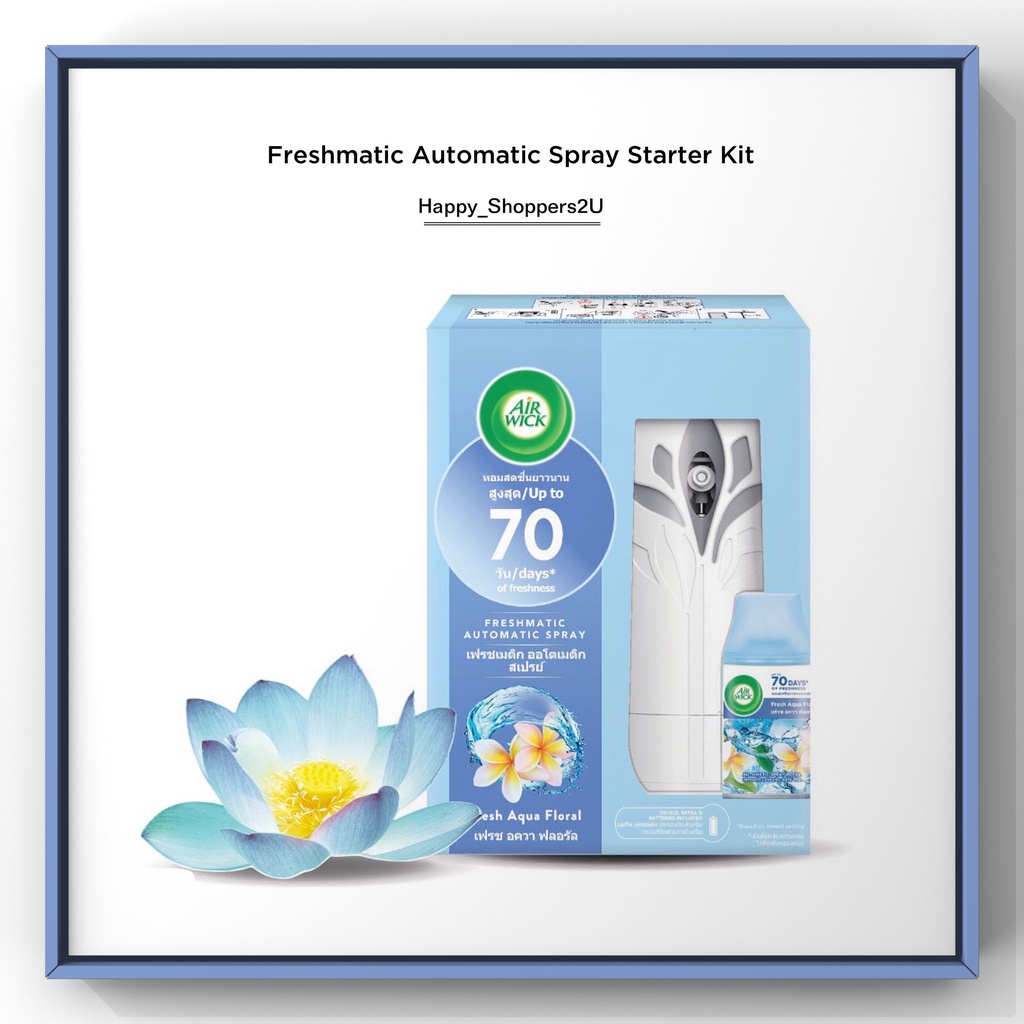Air Wick Freshmatic Automatic Spray Starter Kit ( 7 Variants ) Shopee
