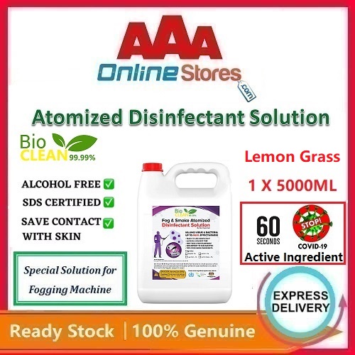 [Ready Stock] BIOCLEAN 99.99 Fogging Fog Machines Atomized Disinfectant ...