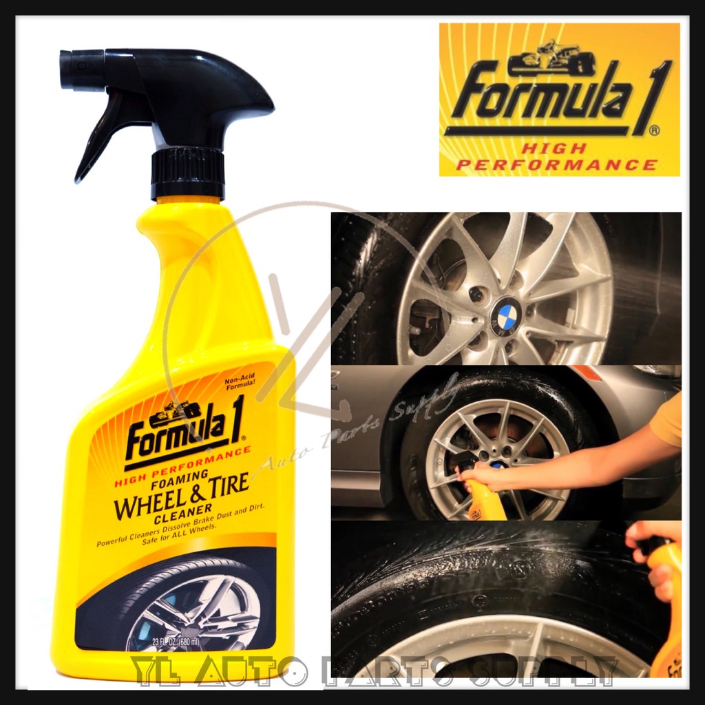 Formula 1 High Performance Foaming Wheel & Tire Cleaner ( 680ml ...