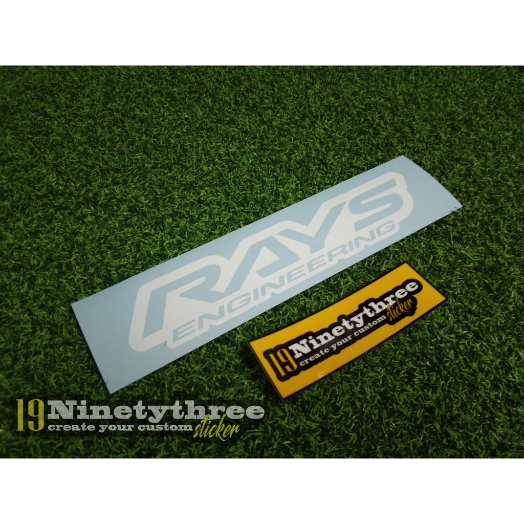rays engineering/car sticker(1pcs) | Shopee Malaysia