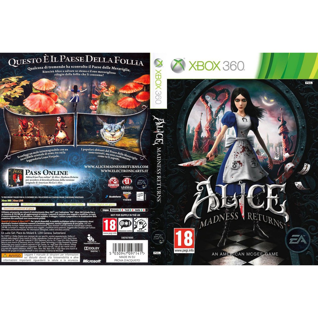 Alice madness returns xbox hot sale 360