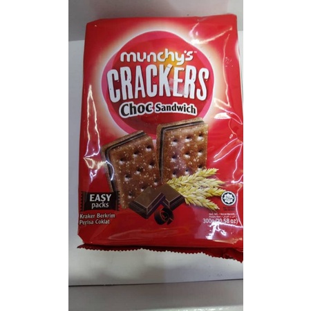 Munchy's Crackers Choc Sandwich 258g | Shopee Malaysia