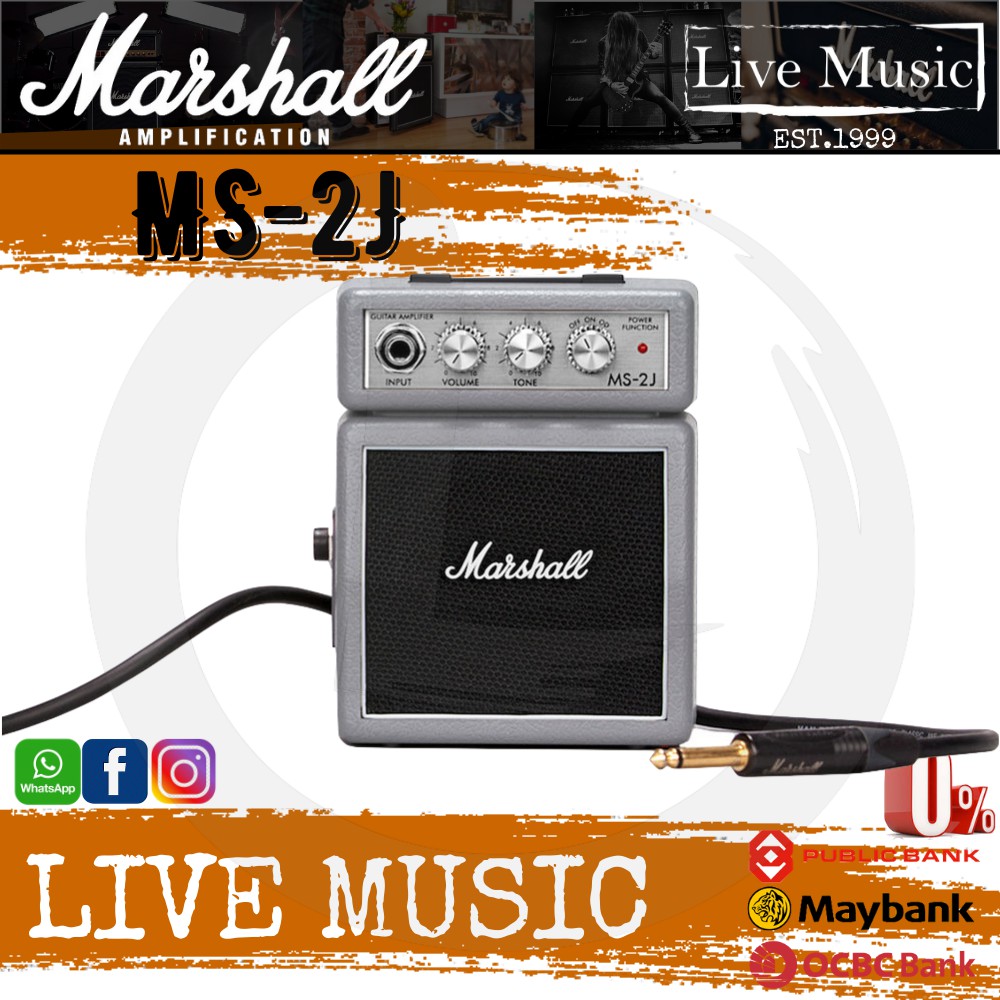 Marshall battery store amp