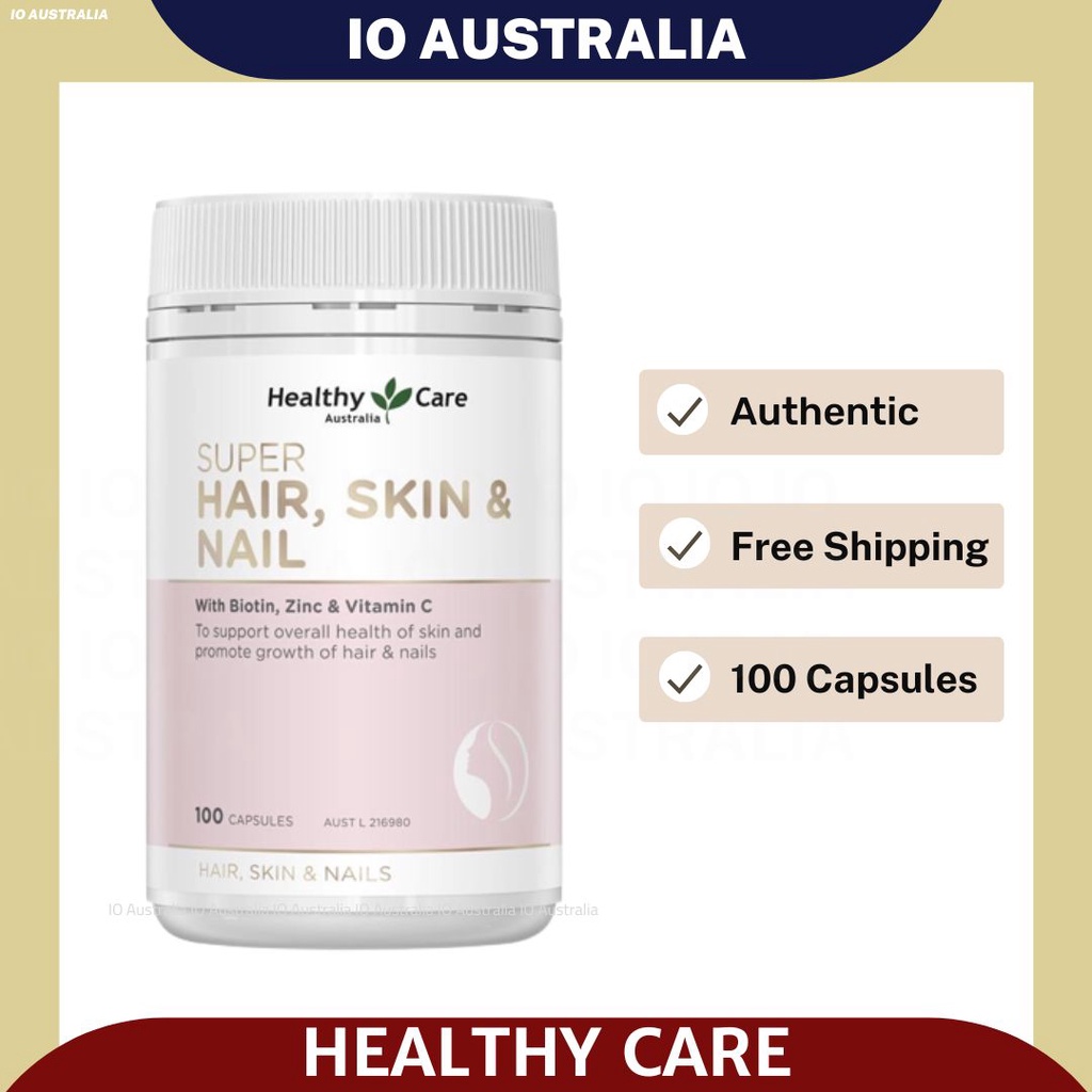 Healthy Care Super Hair Skin & Nails 100 Capsules | Shopee Malaysia