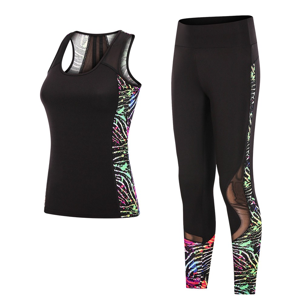 【READY STOCK】Seamless Yoga Running Gym Set Workout Clothes Women ...