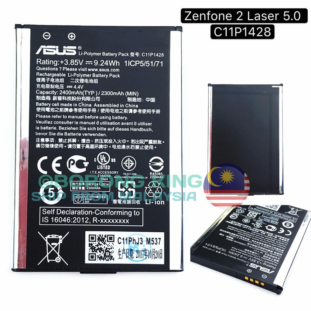 Custodia Portafoglio In Pelle Per ASUS Zenfone Go ZB500KL – Con Slot Carte E Supporto, Chiusura Magnetica