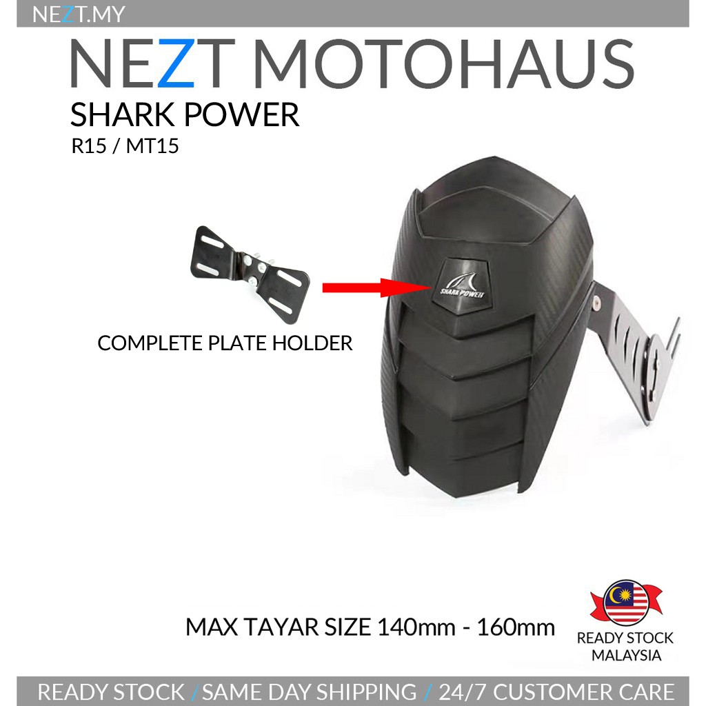 Mudguard Universal Splash Guard Rear Wheel Cover Y15 RS150 RFS150 VF3