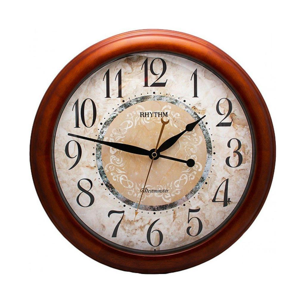 Rhythm Wall Clock Wooden Westminster Chime RTCMH803NR06 Shopee Malaysia