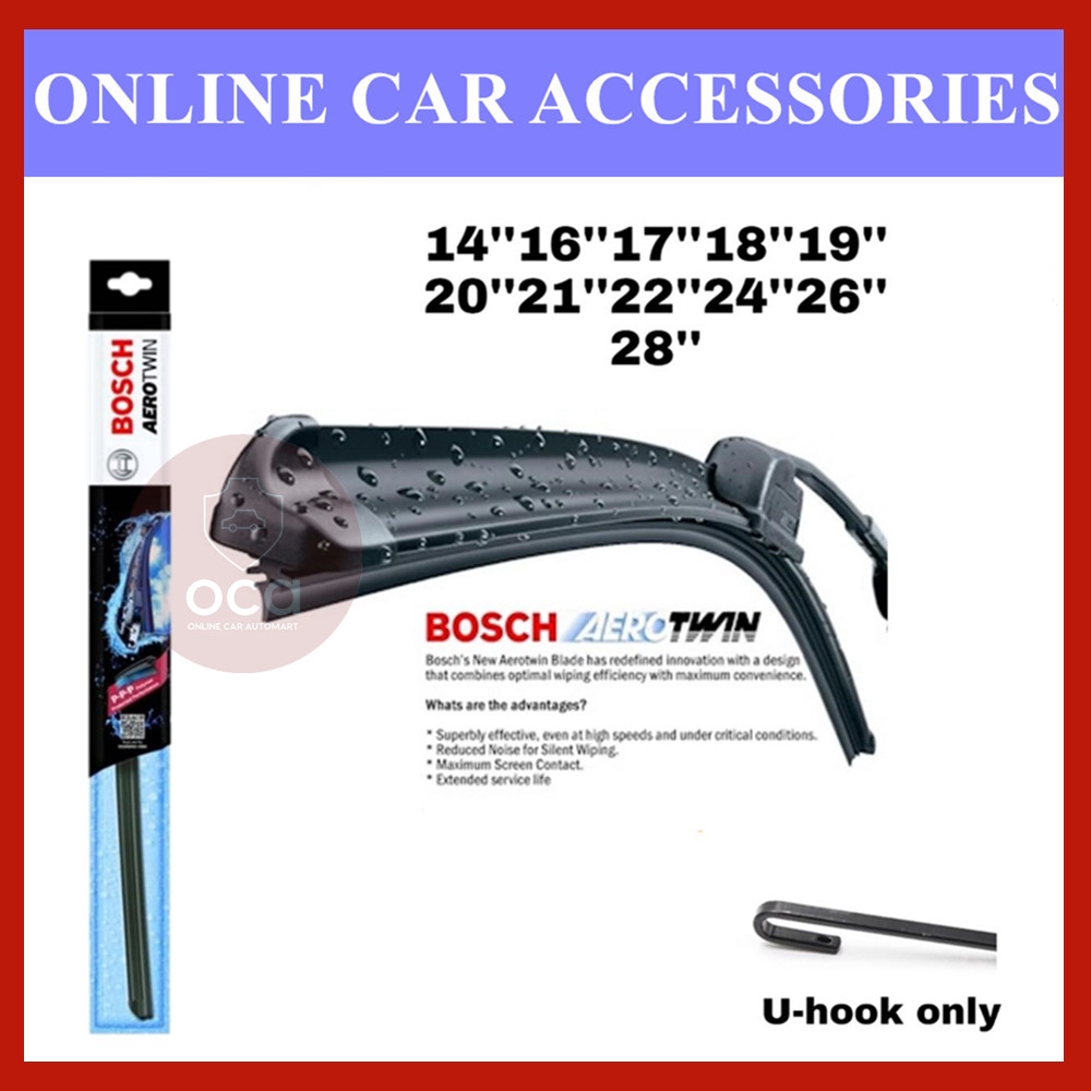 Bosch Aerotwin Wiper with all UHook Type)(1pc