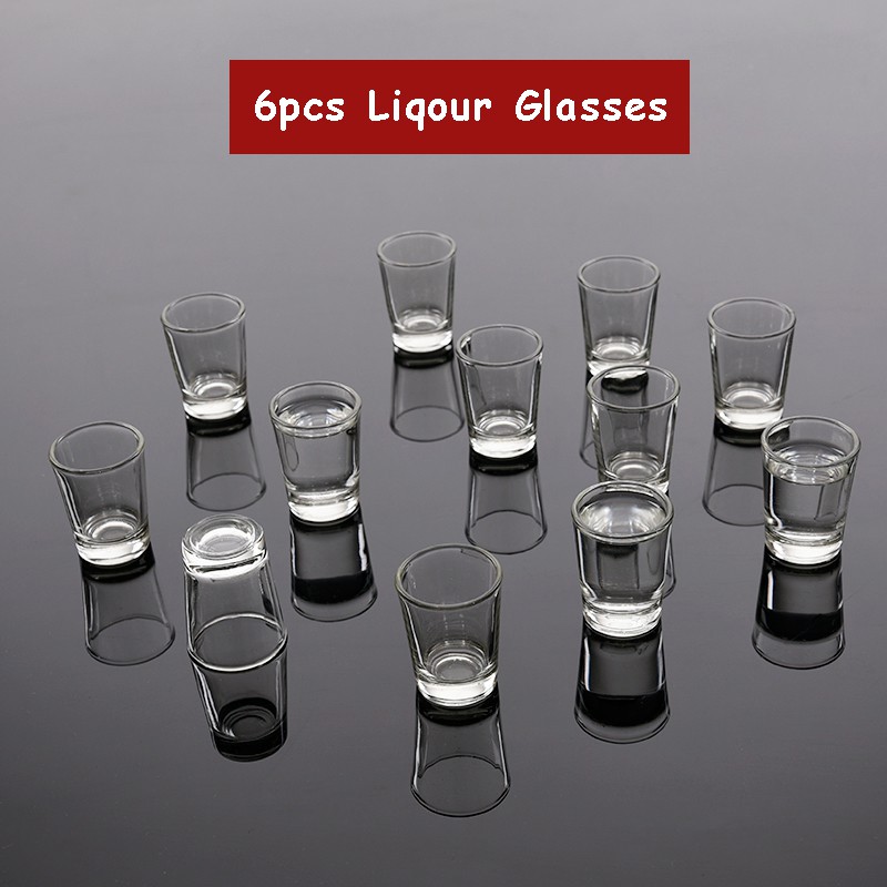 🔥[HOT!] 3pcs / 6pcs Liquor Drinking Glass 31mL,50mL,60mL,110ml, 200ml ...