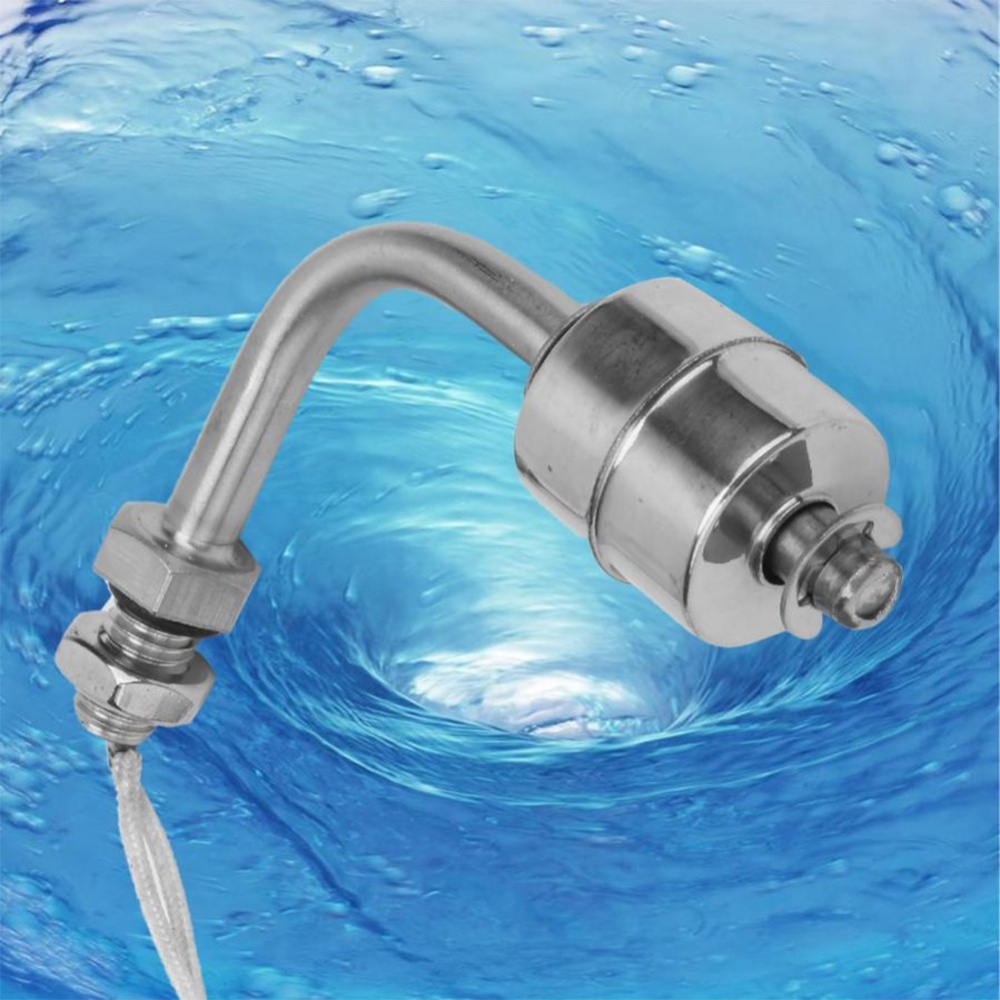 Stainless Steel Float Switch Tank Liquid Right Angle Water Level Sensor ...
