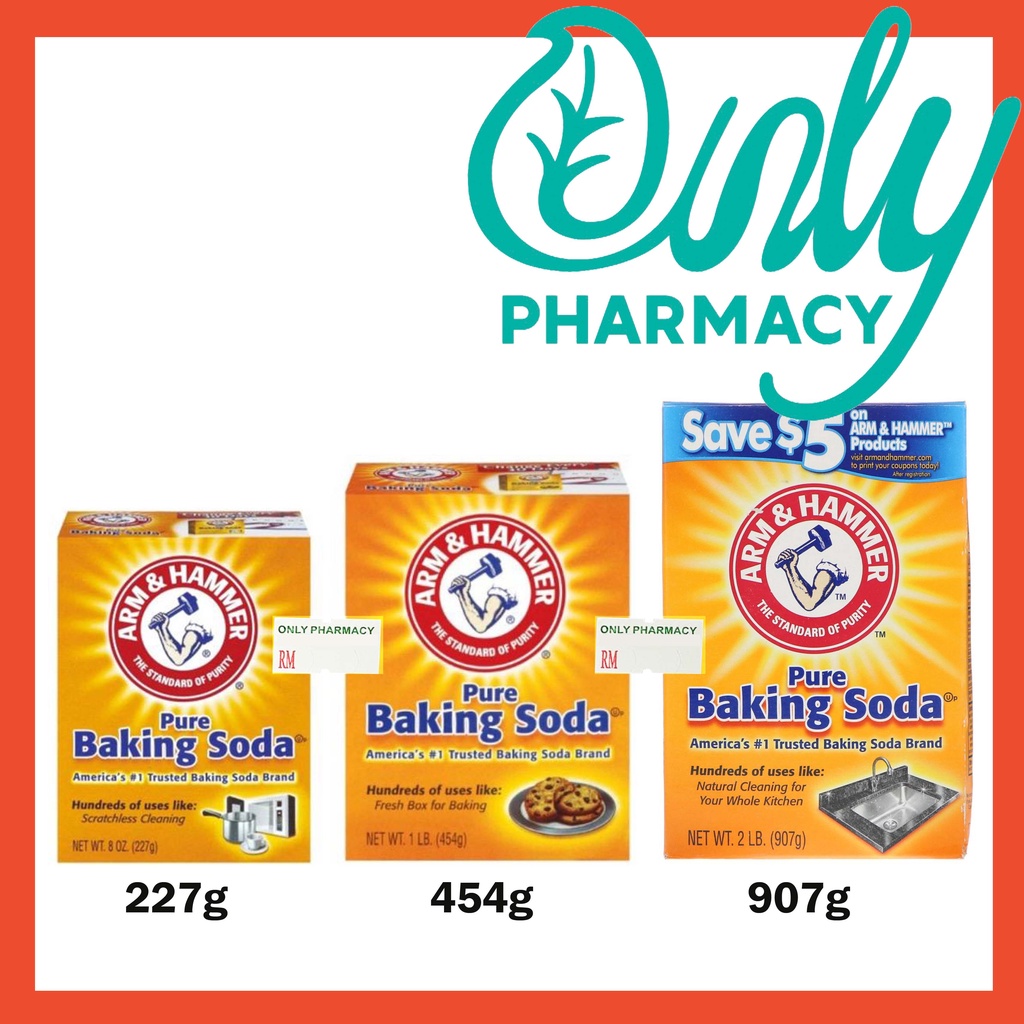 Arm And Hammer Pure Baking Soda 227g Or 454g Or 907g Shopee Malaysia 5368