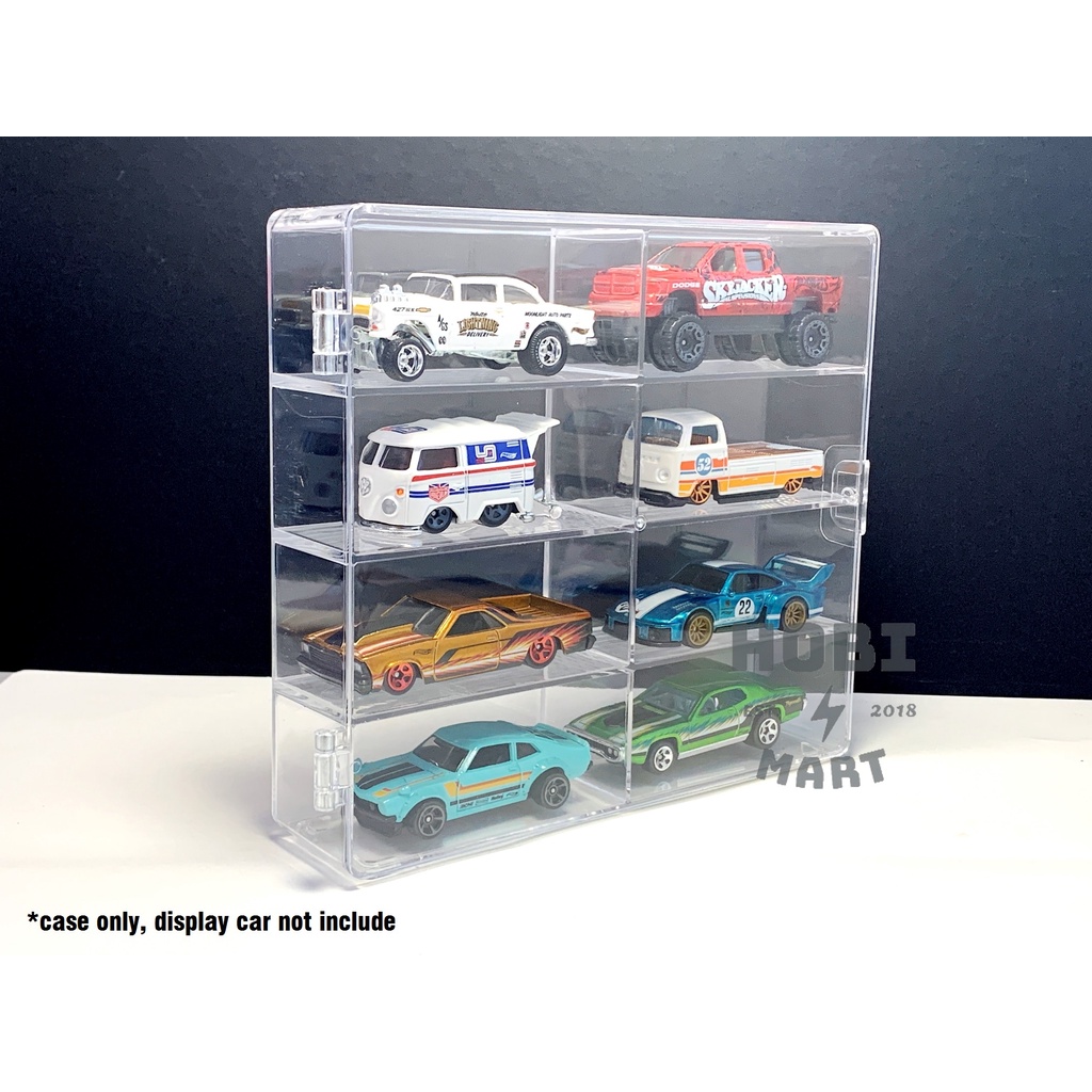 Storage Box Hot Wheels 164 scale Toy Cars Plastic case x10 Pocket