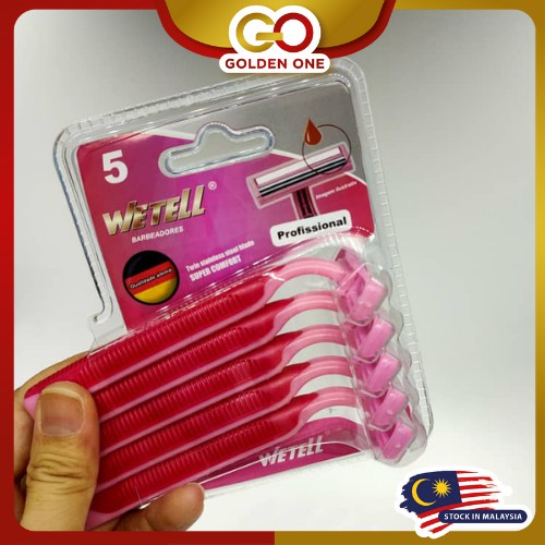 Wetell Razors Blue 3 Plus Disposable Razor (1pack5pcs) (Price For 1 ...