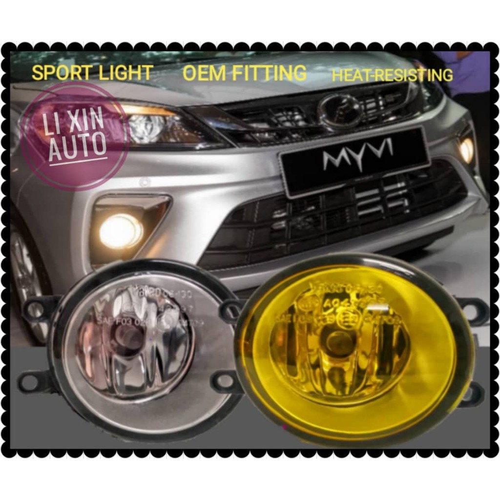 PERODUA MYVI 2018 2020 SPORT LIGHT WITH BULB FOG LAMP ASSEMBLY Shopee Malaysia