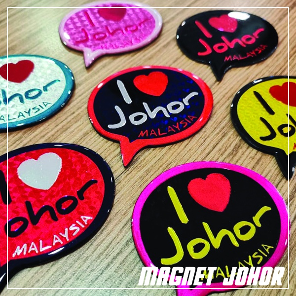 Kampungku i love johor premium Fridge Peti Ais Johor Souvenir