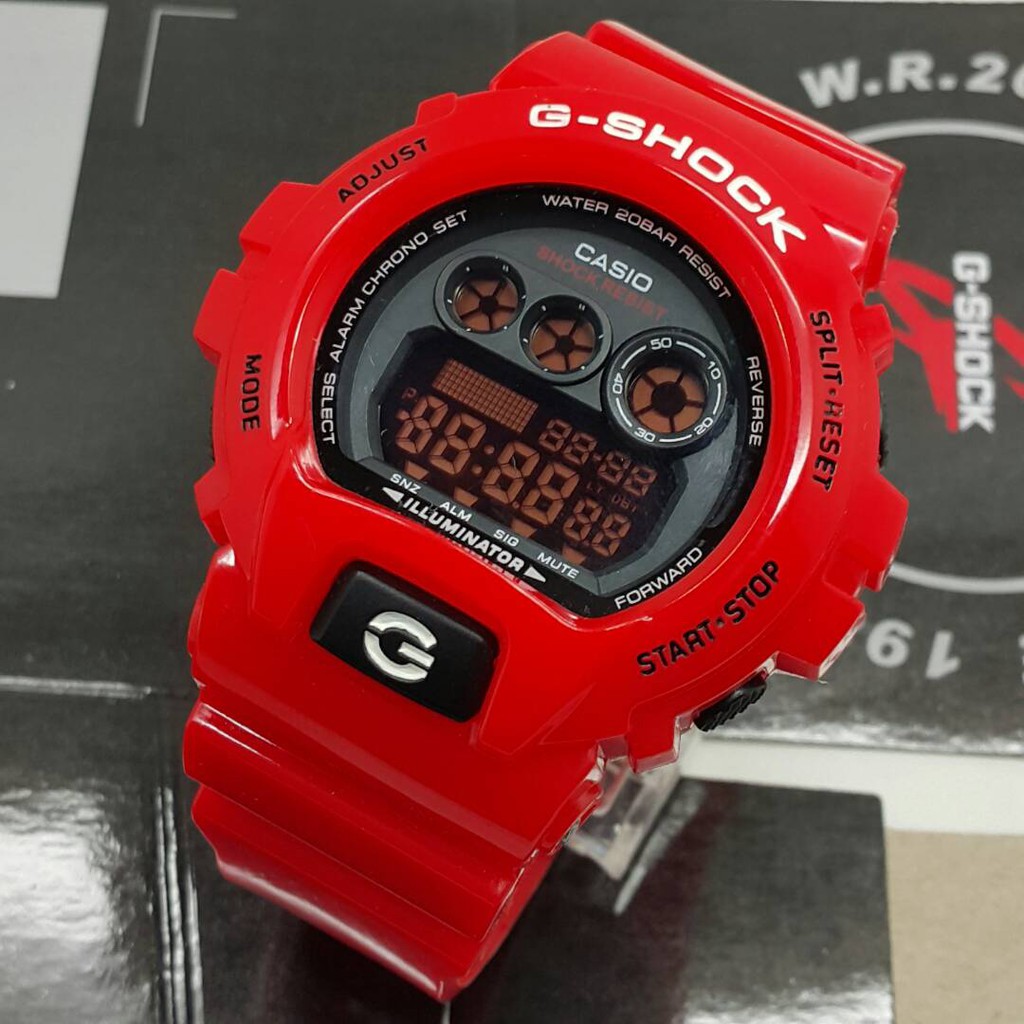 G shock hot sale dw6900 red