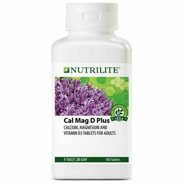 Amway Nutrilite Calcium Mag D Plus Magnesium 180 Tab Shopee Malaysia