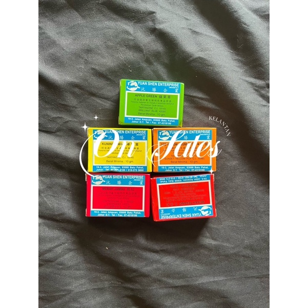 [Ready Stock] Serbuk Pewarna Makanan / Food Colouring Powder Shopee