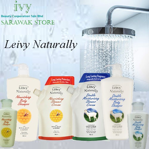 Leivy Naturally Shower Cream (body wash) Goat's Milk & Royal Jelly