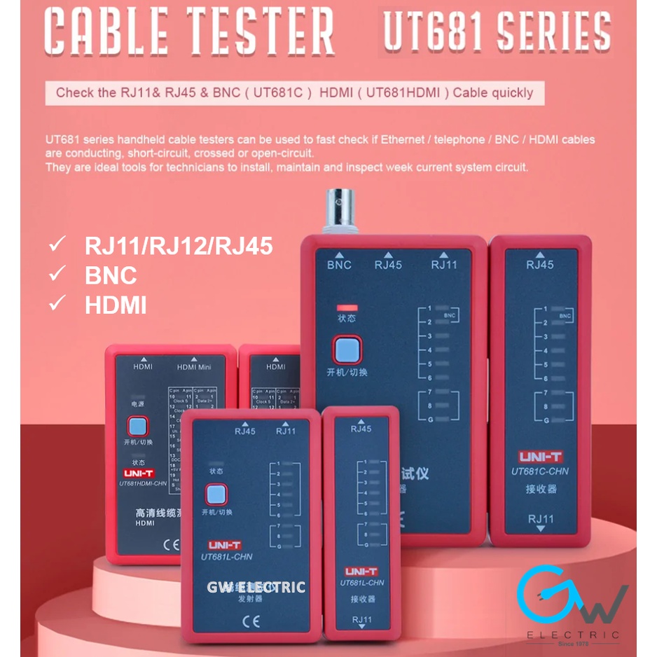 UT681 Series Cable Testers - UNI-T Meters