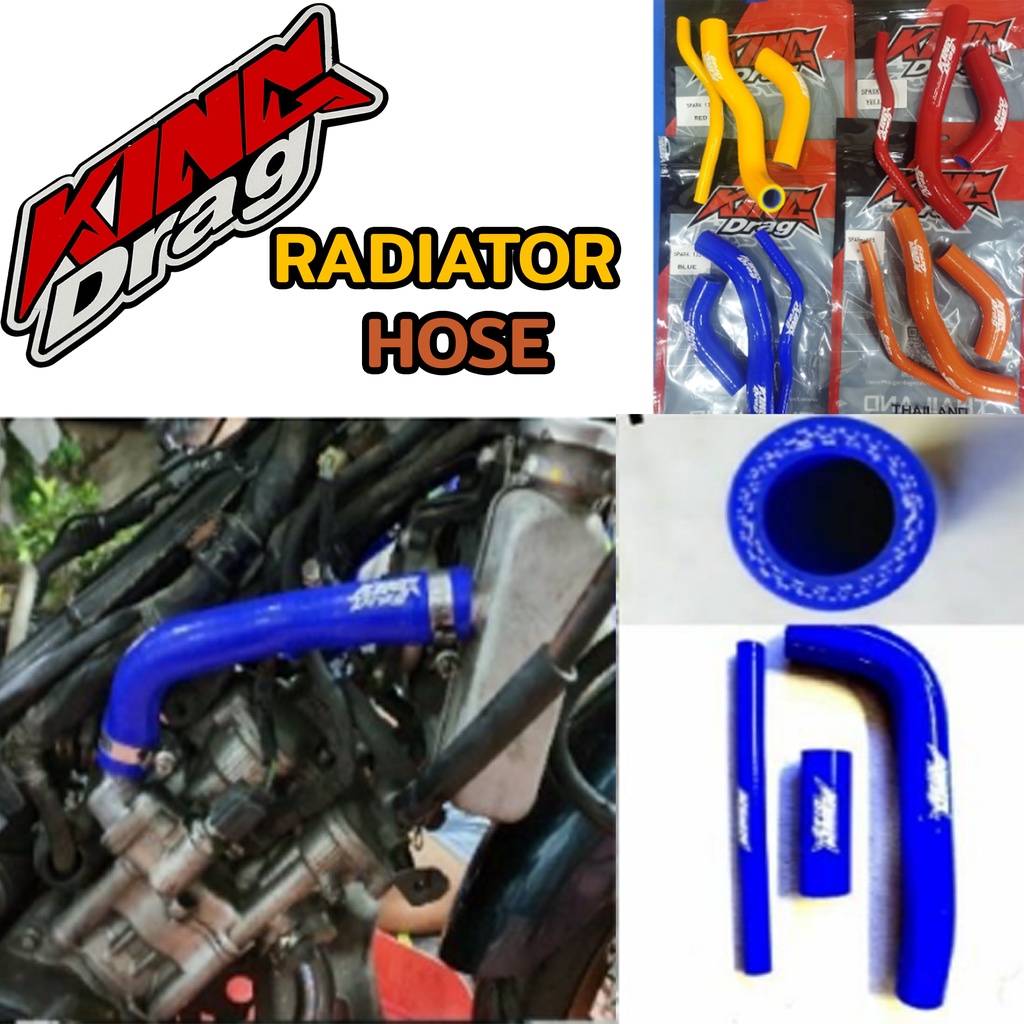 Y15ZR Y15 RS150 LC135 SILICONE RADIATOR HOSE RACING HOSE WITH CLAMP SET