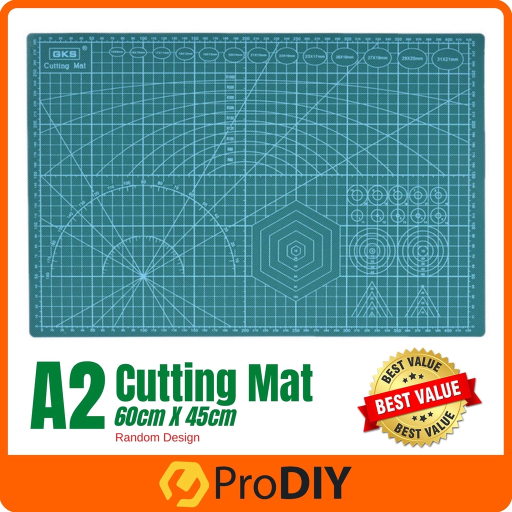 A1 / A2 / A3 Cutting Mat With White Line Cut Pad Board ( 90x60cm