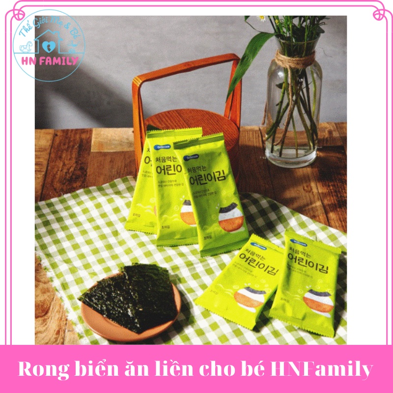 Instant Seaweed For Baby HNFamily Korean Bebecook Weaning Seaweed