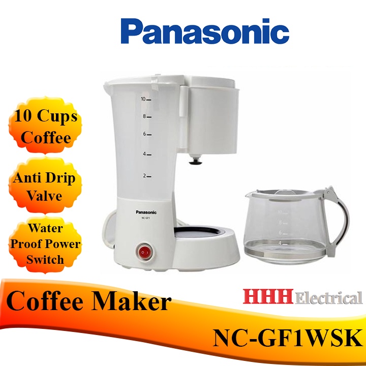 PANASONIC COFFEE MAKER 10 CUPS 1.34 L NCGF1 Shopee Malaysia