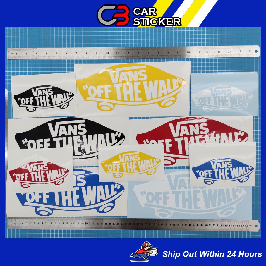 Vans off the outlet wall car decal