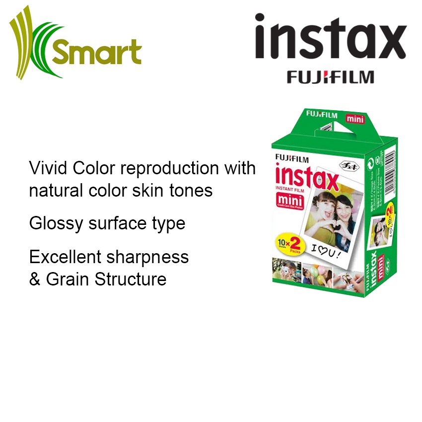 Fujifilm Instax Mini Film Instant Film Instax Film Twin Pack (20/40/60