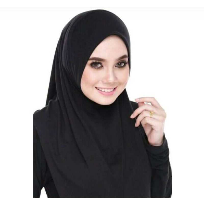 Tudung Sarung Black Awning Skuba 🍁 | Shopee Malaysia