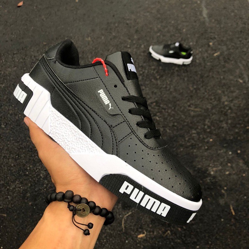 Puma cali black store and white