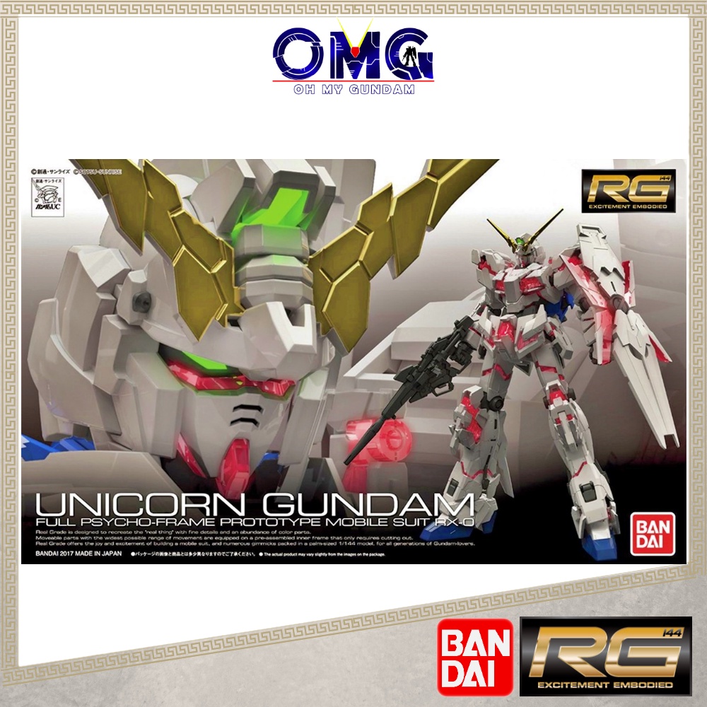 Bandai RG RX-0 Unicorn Gundam RX-O 61620 16741 OMG RX0 RXO Bandai OMG ...