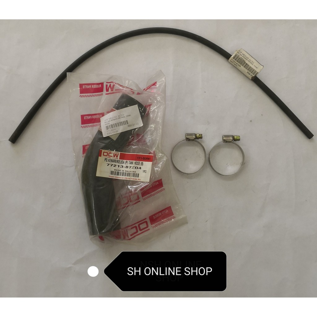 Petrol Tank Hose with Hose Clip for Perodua Kelisa Kenari 1 SET