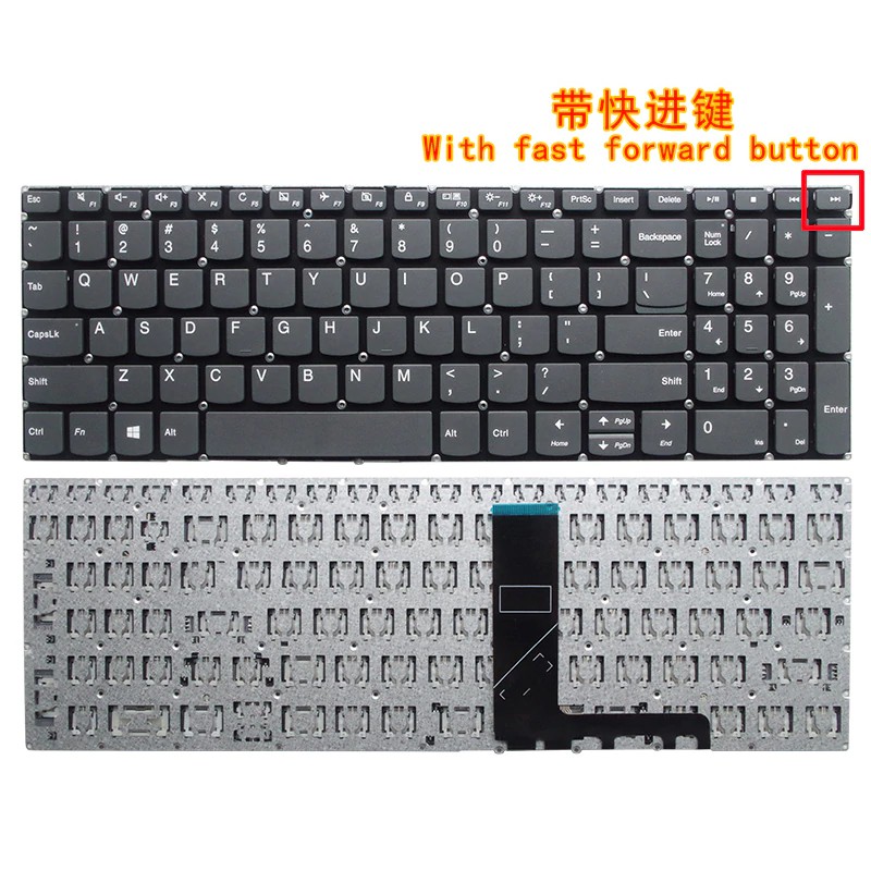 Teclado Para Notebook Lenovo Ideapad 130-15AST 320-15 Series